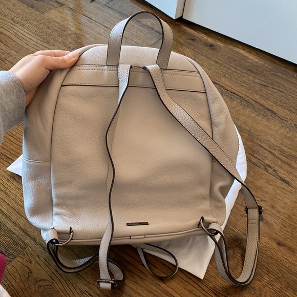 3-in-1 Rebecca Minkoff Tumbled leather backpack/clutch main image 10